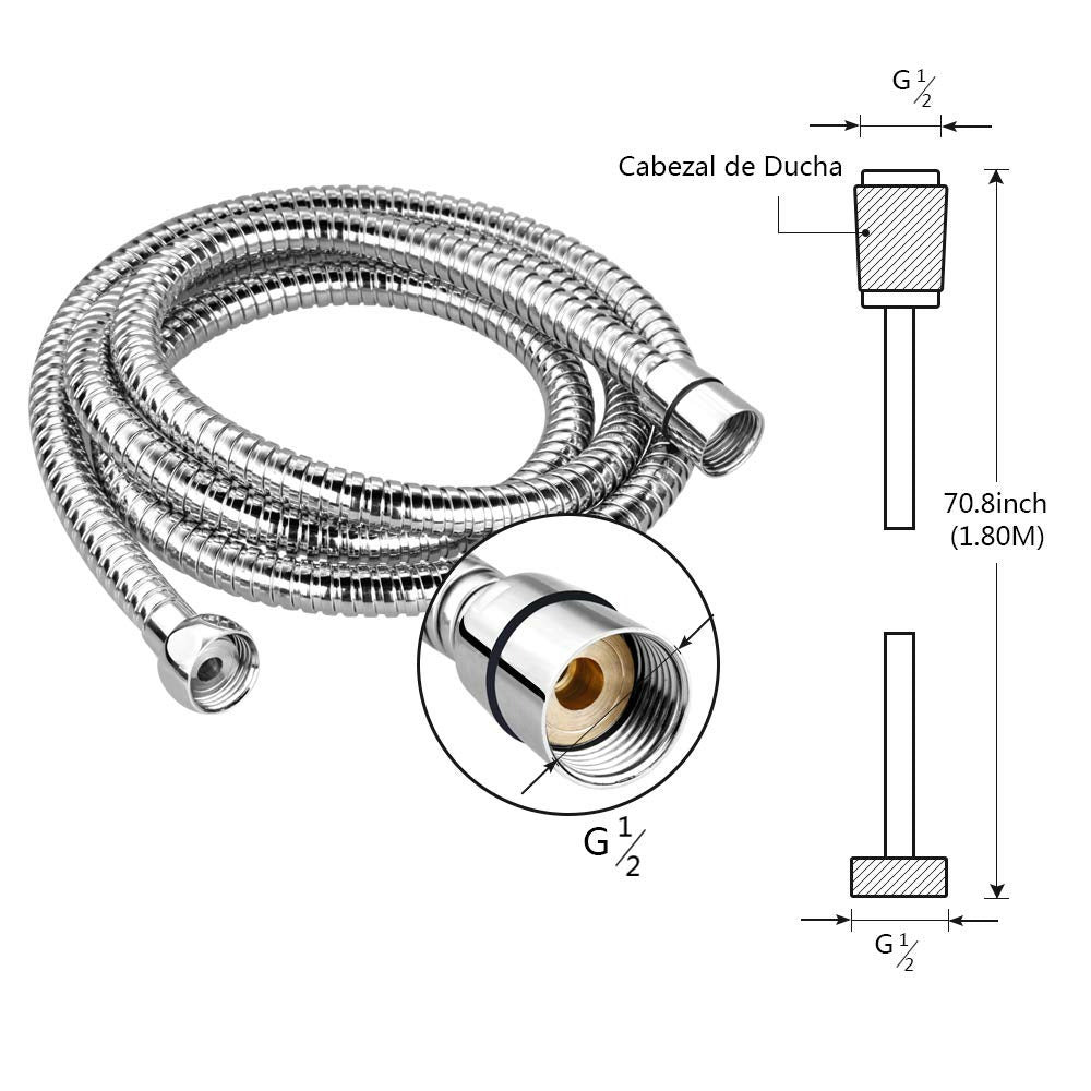 MANGUERA DE DUCHA 1.80M